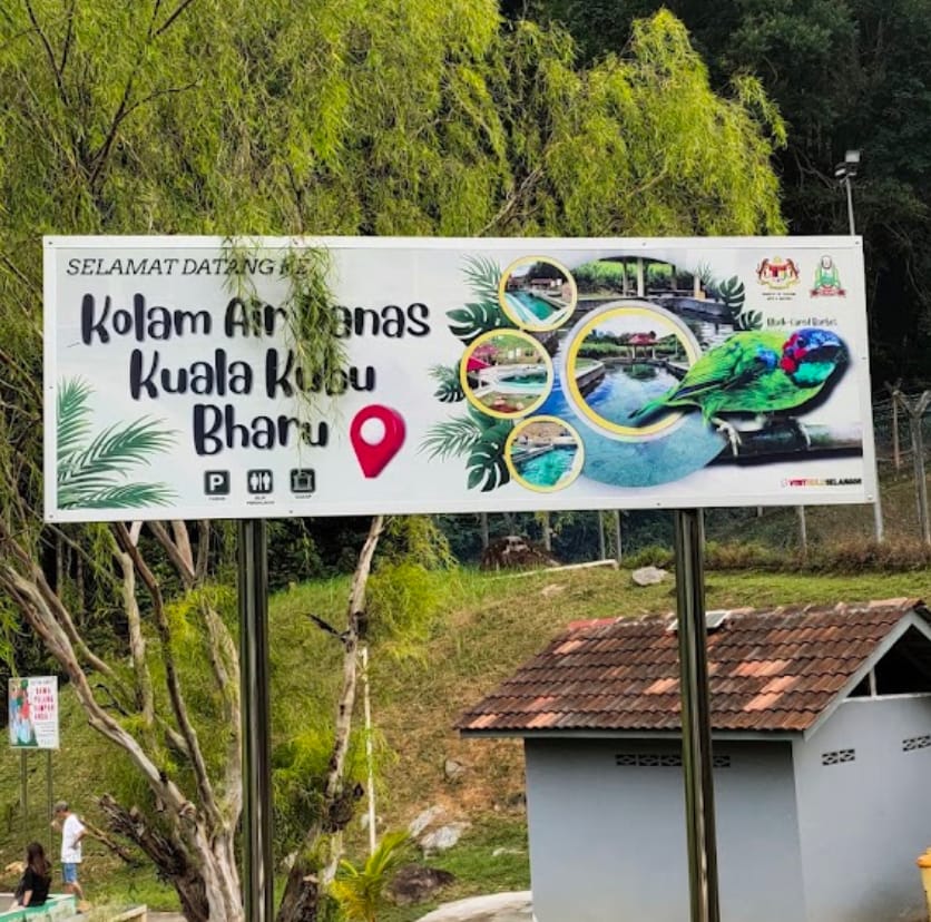 laluan kolam air panas kuala kubu bharu