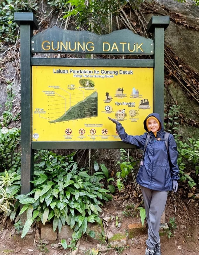 laluan pendakian gunung datuk