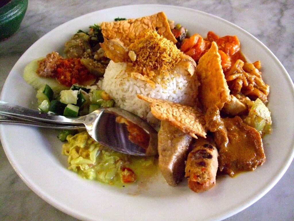 nasi campur malaysia